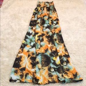 🌌Galaxy Tube Top Maxi Dress Festival Wear